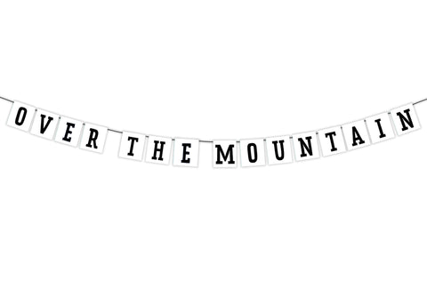 It’s no “over the hill party” because it’s feeling more like a mountain! Our "Over the Hill" Pennant Banner states how it REALLY feels when you are over the hill, AND it’s the perfect fit for our “Over the Hill Yellow Submarine” party theme. Hassle-free fully assembled pennant banner. Printed on durable cover stock with soft velvet finish. Measures 76 inches wide.  Optional flower head panel provided. tribegift.com