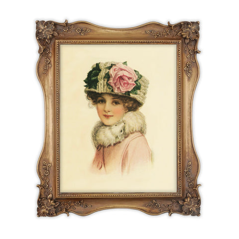 This is her best hat for town and matinée! Edwin B. Halsey hat design was published in The Ladies Home Journal in 1911. Throughout the entire Victorian Era, hats were a major component to wardrobes. Victorian print reproduction measures 8 x 10 inches. Printed on durable cover stock with soft velvet finish. “The Ladies Home Journal” was founded in 1883, and in 1903 it reached one million subscribers. tribegift.com